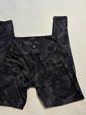 Lululemon Hidden Heritage Lace Black Multi Leggings